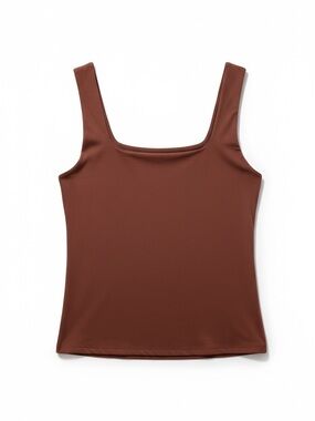 Nine West Brown Square Neck Tank Top – Size XL